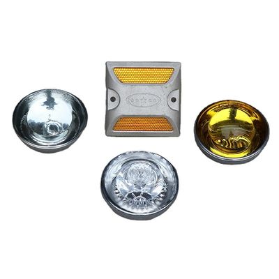 Rodas de vidro com alto reflexo de pavimento vidro olhos de gato Uma combinação vencedora