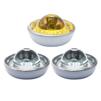Marcador de LED de alta visibilidade de vidro pequeno, cat eye road stud para segurança rodoviária IP68 acreditado
