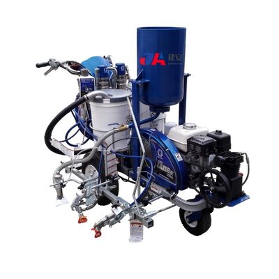 Máquina de Marcação de Linha de Estrada de Pintura Termoplástica de Funções Múltiplas do Motor Com 1
