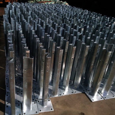 Post de flange de guarda de estrada galvanizado a quente para segurança externa AASHTO M180