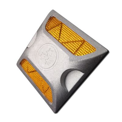 Reflector de segurança rodoviária de alumínio para pavimento anti-pressão