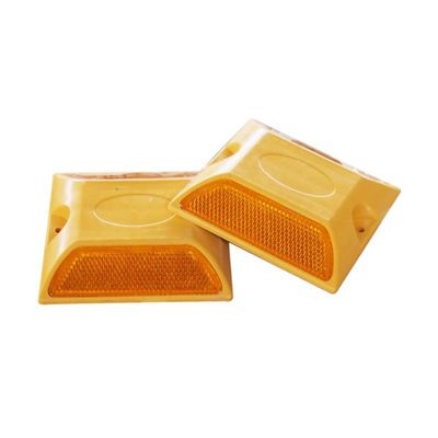 Reflectores PMMA de lado duplo Solar Road Stud para segurança rodoviária e gestão do tráfego