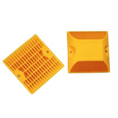 Reflectores PMMA de lado duplo Solar Road Stud para segurança rodoviária e gestão do tráfego