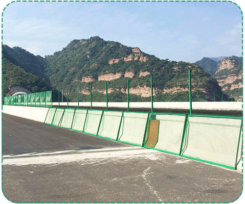 Fecho de malha de arame metálico de expansão achatada para estradas ponte anti-brilho malha anti-brilho