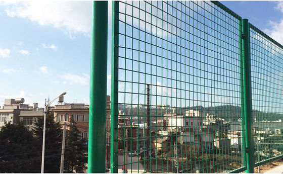 Grelha de malha de metal galvanizado revestido de pó anti-reflexão para estrada em aço inoxidável