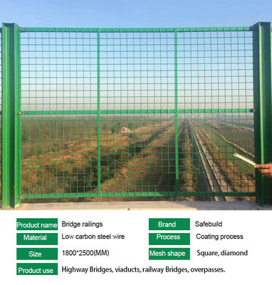 Rodovia Anti-Blindado vedação de malha de metal feita em com aço inoxidável personalizado