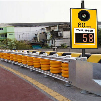 Rodas de segurança rodoviária para barreiras de trânsito retas Certificado ISO e durável