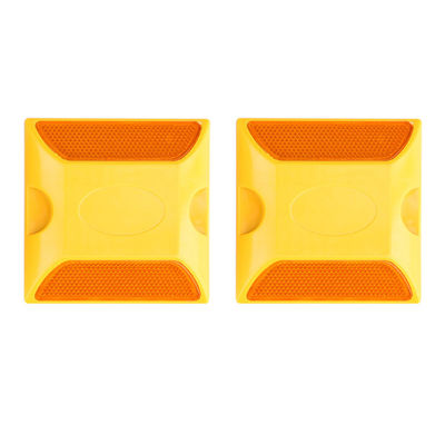 CE ISO9001 aprovado 20mm Lente PMMA de alta reflexão de plástico Reflectores de estaca de estrada Marcadores de estrada