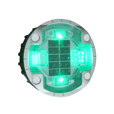 30T Alumínio LED Solar Road Stud para Highway Driveway Marker em verde e amarelo