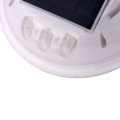 LED Cat Eye Round Solar Road Stud em azul com fita refletora de alta intensidade e PVC