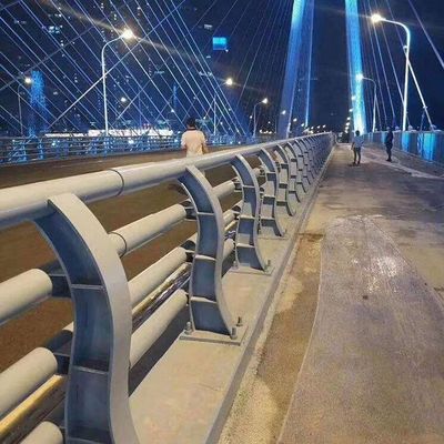 Tubos de barreira de ponte de aço inoxidável de composição de cor personalizada