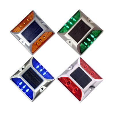 Segurança Rodoviária Stud Led Reflective Tape Alumínio Cat Eye Solar Road Stud Road Cone Sign