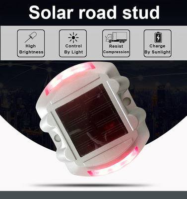 Projeto de Refletor LED de Carregamento Solar para Aviso de Estrada em Vermelho Azul Amarelo Branco Verde