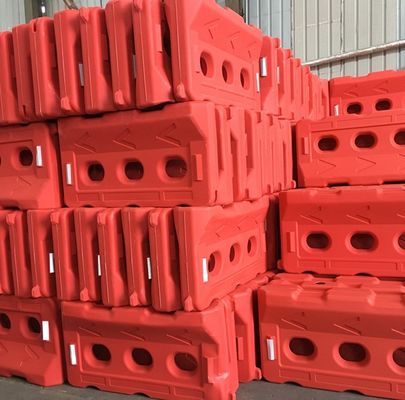 Barreira de água de plástico PE para segurança rodoviária e equipamento de gestão do tráfego
