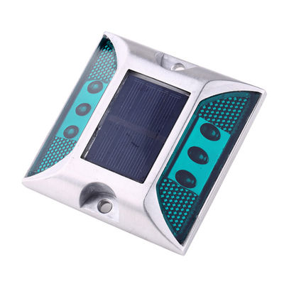 Faixa refletora vermelha de alumínio PC Solar Road Stud para aumentar a visibilidade da estrada