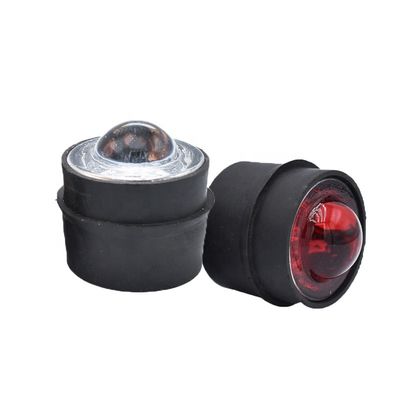 Alta Reflexão Pequeno Vidro Rodoviário Stud Reflector Rodoviário Stud Solar Flashing Light Olhos de gato