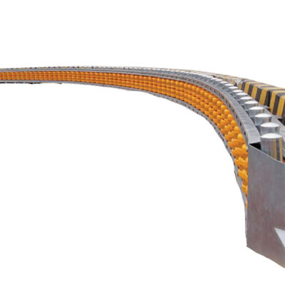 Barreira de rolos de segurança rodoviária com design de barril duplo e revestimento galvanizado a quente