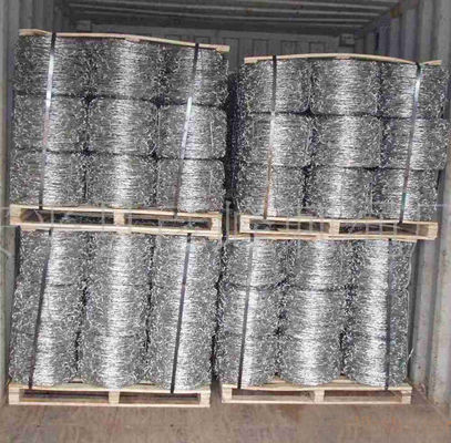 Arame farpado de aço inoxidável anticorrosivo para vedação de segurança do trânsito