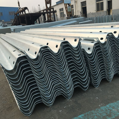 Standard AASHTO M-180 Steel Hot-dip Galvanized Highway Guard Rail com design personalizado