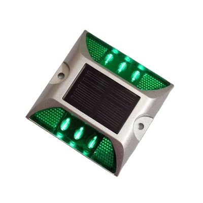 Segurança do Trânsito Cat Eye Alumínio Rod Stud com cor vermelha e material PC