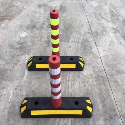 Base de borracha de alta visibilidade PE Plástico Tráfego Cone Tráfego com material durável
