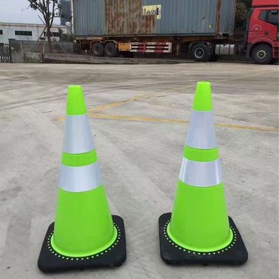 PE Cone de Estrada de Plástico para a Segurança do Tráfego Rodoviário em Laranja Atraente