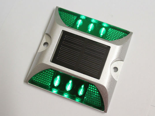 LED vermelho Cat Eye Road Stud Alumínio refletor para segurança rodoviária