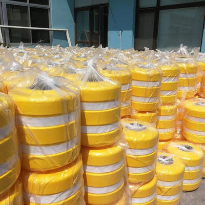 Barreira de rolos de corrimão rodoviário com barris de aço Q235 duplos e certificado ISO