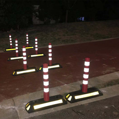 Coneis refletivos de borracha para estradas Coneis de alta visibilidade para o controlo do tráfego
