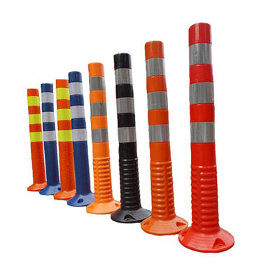 Coneis de segurança viária de PVC Coneis de construção rodoviária laranja personalizados