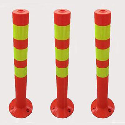 Coneis de segurança viária de PVC Coneis de construção rodoviária laranja personalizados