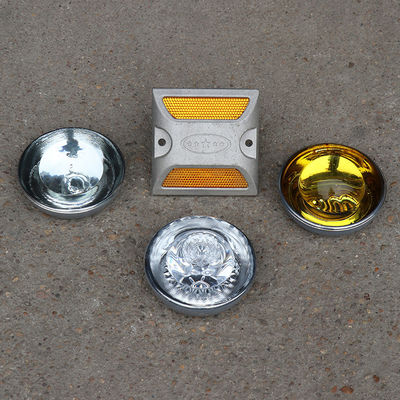 Rodoviária Vidro de Olho de Gato Rodoviário para Refletor de Segurança Rodoviária em rodovias e rodovias