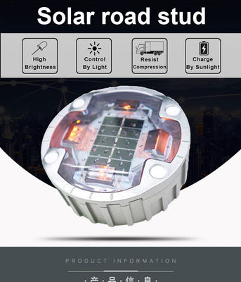 Segurança Rodoviária Solar Embedded Cat Eye Road Stud Feito de alta reflexão e PC de alumínio