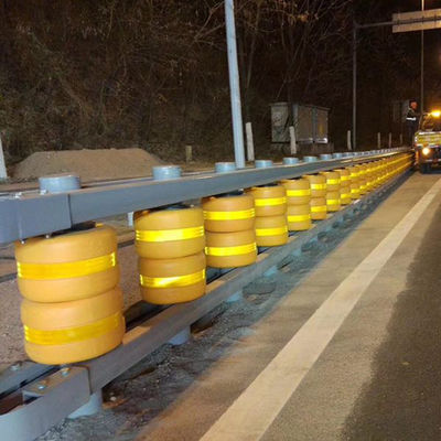 Segurança rodoviária Fabricação de barrancos de rolamento de espuma PU com revestimento anticorrosivo