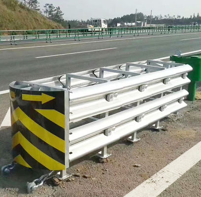 Parede de proteção de estrada revestida de pó galvanizado para almofada de acidente de segurança rodoviária