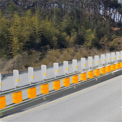 Segurança do Tráfego Rodoviário Barreira de rolos de espuma de PU para proteger condutores e pedestres