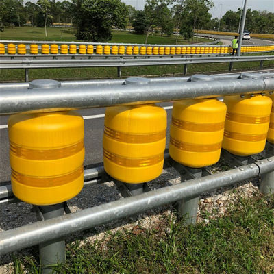 Utilizado em estradas Eti Barreira rotativa EVA PU Roller Cushion Barreira de colisão para a segurança do tráfego rodoviário
