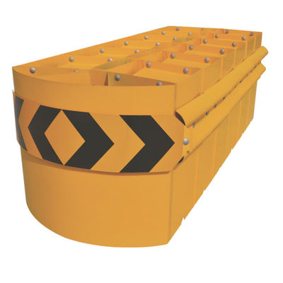Barreira de almofadas de acelerador de aço galvanizado para segurança exterior