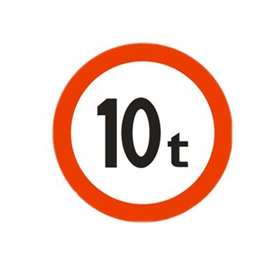 Tabela de sinalização rodoviária com fita refletora de 10-25 cm para aviso de segurança no trânsito