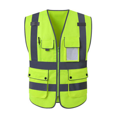 Faixa refletora de 2,5 cm Fluorescente amarelo Vestido refletor personalizado ODM