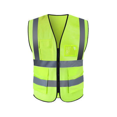 Veste reflector de alta visibilidade OEM para segurança na construção
