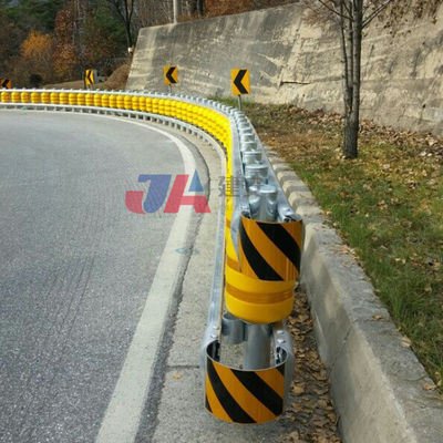Q235 Q345 EVA Corrosão Anti Galvanizado Ferro Rodoviário Roller Guardrail