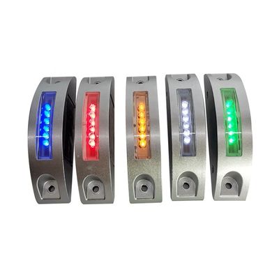 Equipamento de tráfego rodoviário Luz solar intermitente Rodoviário com LED Cor Vermelho Azul Amarelo Escrever Verde
