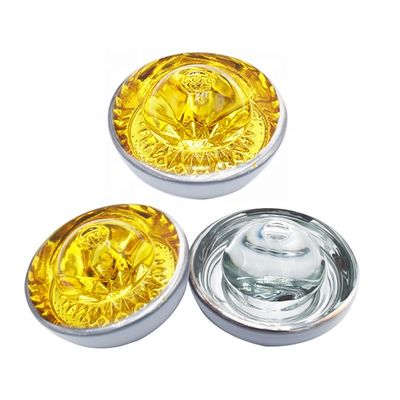 Marcador de LED de alta visibilidade de vidro pequeno, cat eye road stud para segurança rodoviária IP68 acreditado