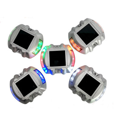 IP68 Certificado LED Strobe Cast Aluminium Reflective Road Stud para Estrada