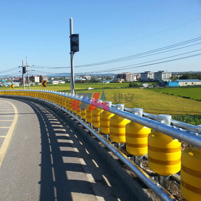Barreira anticorrosão de trânsito Barreira de segurança de rolos Rodovias Barreira de rolos rodoviários
