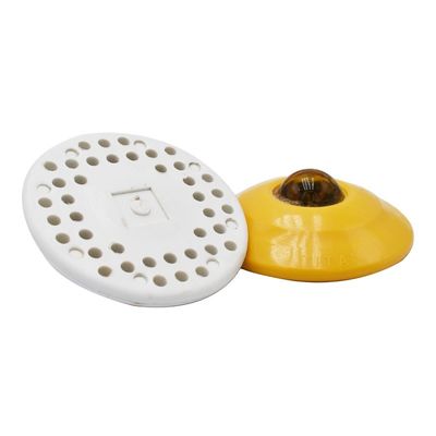Cat Eye Design Reflective Plastic Road Stud para Segurança Rodoviária Alumínio PC Material