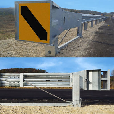 Segurança rodoviária de barreiras retas Galvanizado W Beam e Thrie Beam para guarda rodoviária