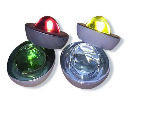 G105 Olho de gato redondo Solar Road Stud em vermelho azul amarelo branco verde LED cor