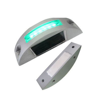 Fornecer Solar Alumínio Semicircle Road Stud com opções de cores LED e corpo de alumínio